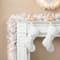 Glitzhome® 9ft. Pre-Lit White Pine Christmas Garland with LED Lights and Timer